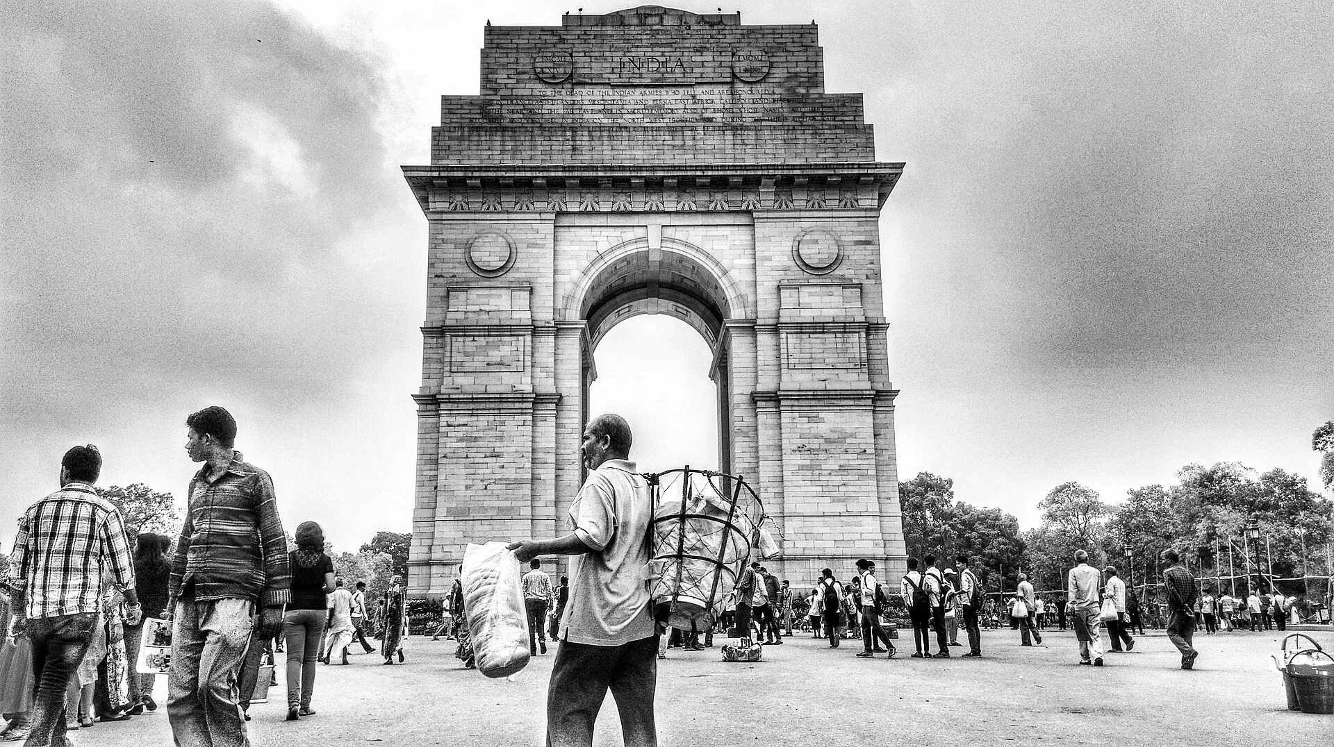 नई दिल्ली के शहरी जीवन की झलक
